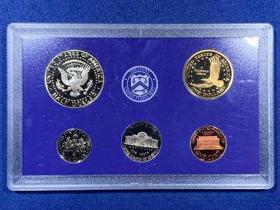 《竞宝斋》第409场 周日，周一，2场连拍 （全场包邮） 美国2007年精制套币