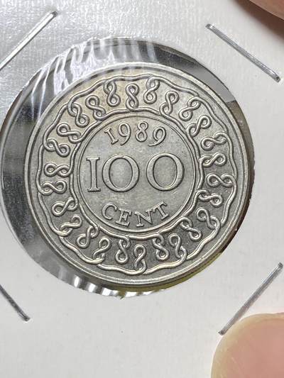 2025年第八十场(总第一百零六场）外国好品散币(免佣金) - 少见好品–苏里南🇸🇷1989年100分(独立后第一套，关门年，B版英国造)