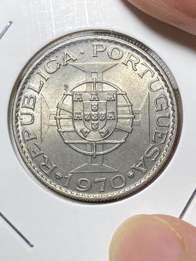 2025年第八十场(总第一百零六场）外国好品散币(免佣金) 少见好品–葡属安哥拉1970年10埃斯库多(葡萄牙海外省时期，关门年仅发行2年)