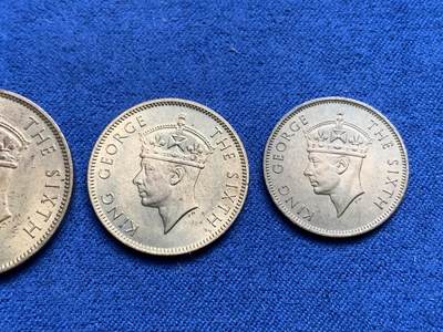 《竞宝斋》第409场 周日，周一，2场连拍 （全场包邮） 三枚一组 英属牙买加1950-1952年乔治六世