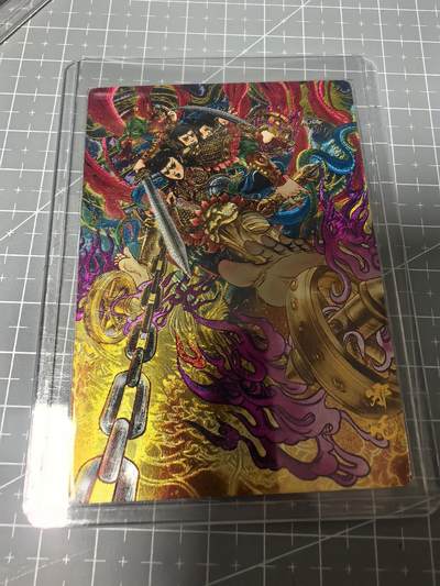 奇点卡牌 第九场拍卖 感谢各位捧场 品控放大镜勿拍 出厂品质不包厂瑕 部分卡牌设有底价 拒绝小号顶价  - 奇点卡牌 天下归心礼盒 多吉异色紫火哪吒粗闪
