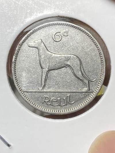 2025年第八十场(总第一百零六场）外国好品散币(免佣金) - 稀少–爱尔兰🇮🇪1940年6便士(共和国时期第一套第一版，关门年仅发行2年，纯镍材质版)
