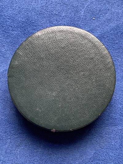 《竞宝斋》第409场 周日，周一，2场连拍 （全场包邮） 名家名作 法国第戎市航空医疗卫生纪念铜章 带盒 三角边铭 87.5克 58.8mm