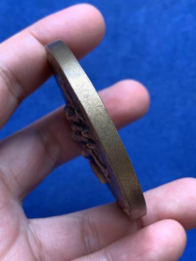 《竞宝斋》第409场 周日，周一，2场连拍 （全场包邮） 1944-1994国际和平会议铜章 阿贝托内 哥特线 50周年 146克 60mm 高浮雕