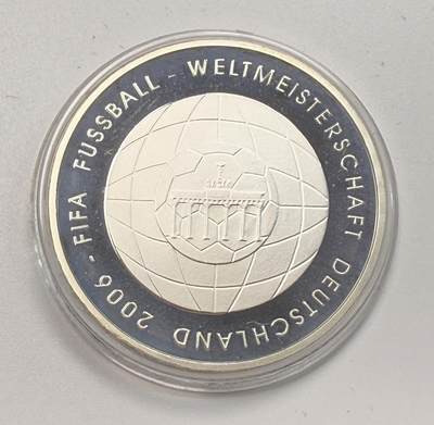 S&S Numismatic世界钱币-拍卖 第113期  - 德国2006年 德国足球世界杯-勃兰登堡门 10欧元精制银币  18克925银