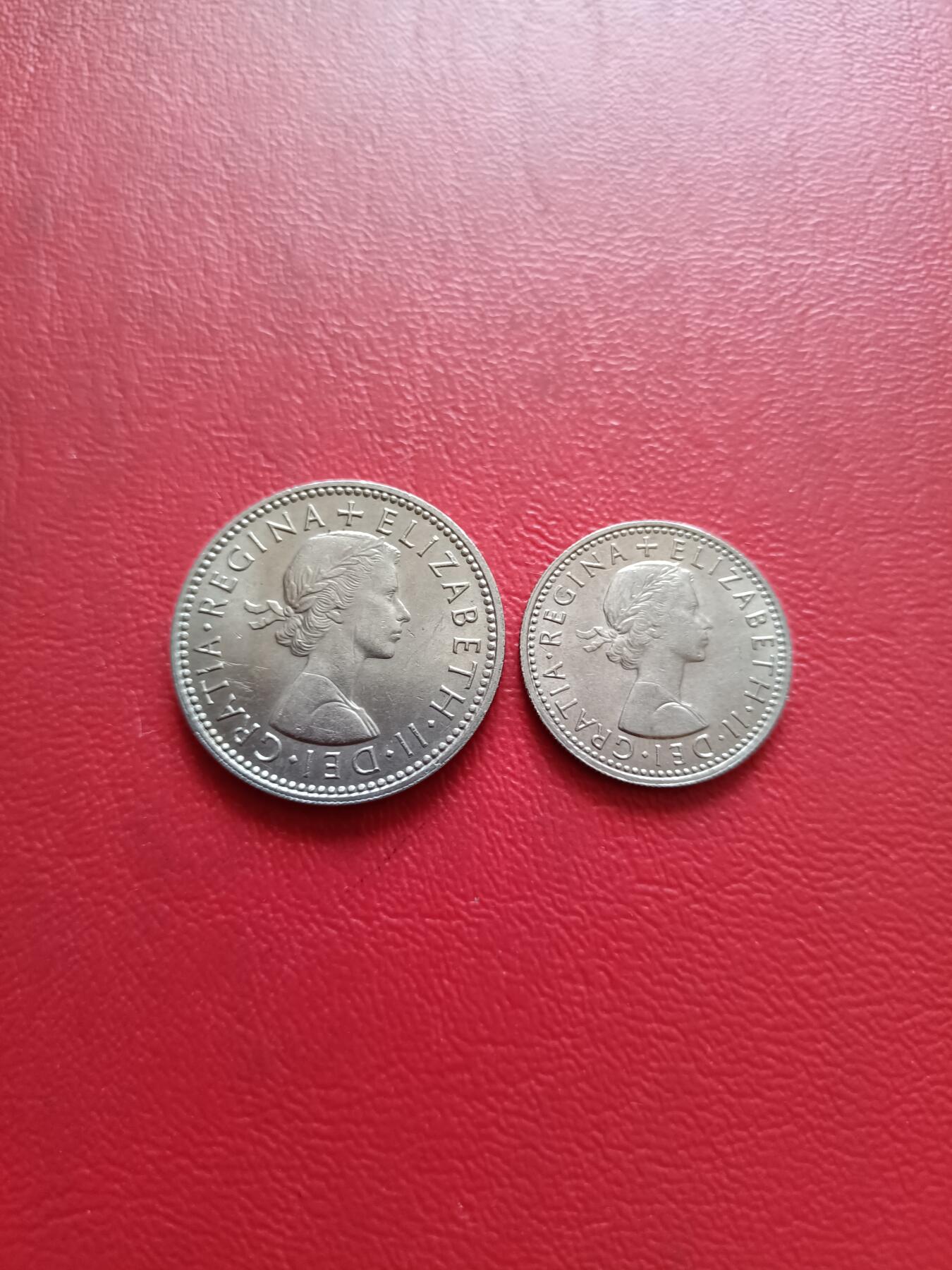 【云涧收藏】第五十四场 英国1965年6便士、1先令2枚