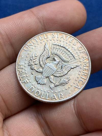 《竞宝斋》第409场 周日，周一，2场连拍 （全场包邮） 美国1964年肯尼迪50美分 高银版