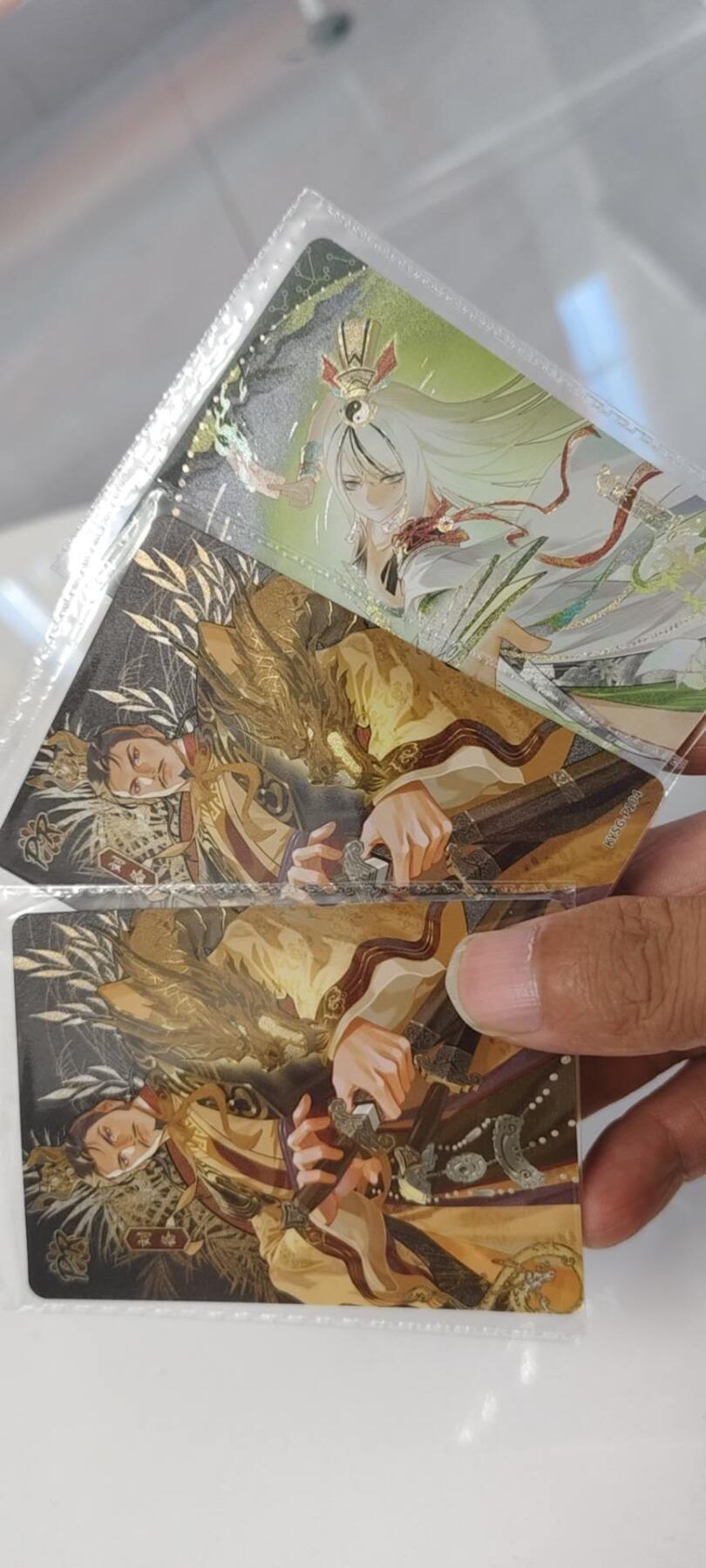 秋原瞳的小店第19.5期（昆仑万象与卡游激烈的再次碰撞） 卡游7弹活动卡原膜3张