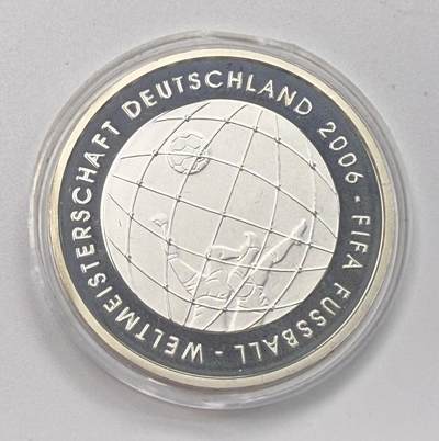 S&S Numismatic世界钱币-拍卖 第113期  - 德国2006年 德国足球世界杯 10欧元精制银币  18克925银