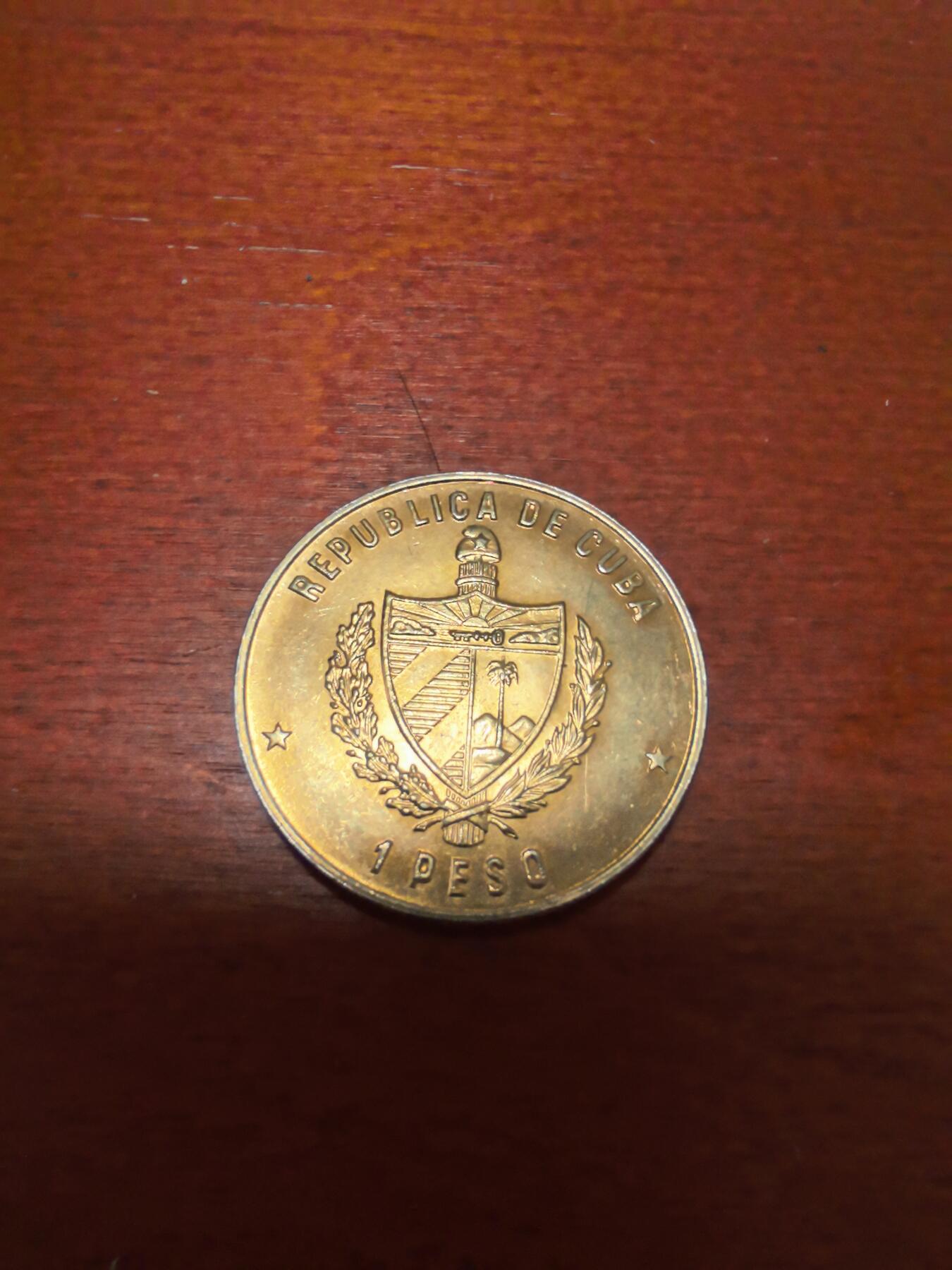 长老汇蛇年精选第三十八场拍卖 1981古巴哥伦布发现美洲之品塔号1比索镀金铜镍币，1万枚