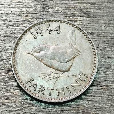 【铜匠收藏】★第130场★散币场，无佣金，30包邮。不满30元，支付5元运费。《接受代拍 代送NGC评级》 - 英国 1法新 1944年 知更鸟 铜币
