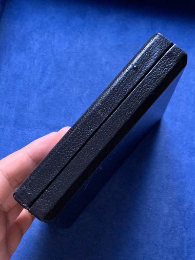 《竞宝斋》第410场 周日，周一，2场连拍 （全场包邮） MDC定制意大利顶级钱币收纳盒Abafil蓝丝绒款 可放置NGC/PCGS评级币一枚，有轻微使用痕迹，全新品参考价325元