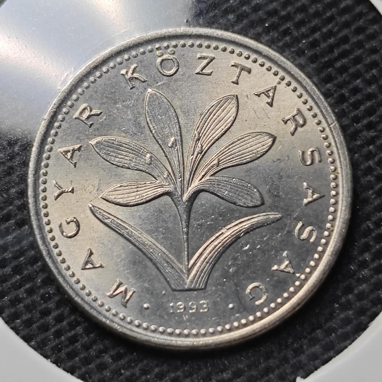 KK钱币收藏小铺 第326期 2月预留时间 周末发货 1993匈牙利2褔林 好品