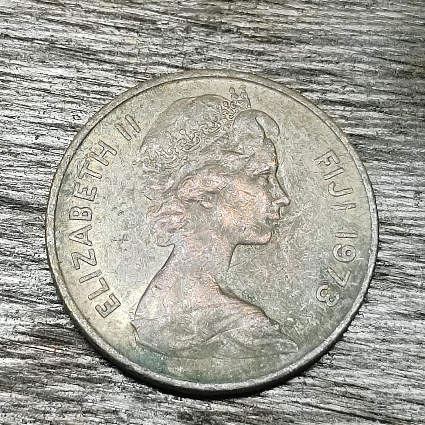 【铜匠收藏】★第130场★散币场，无佣金，30包邮。不满30元，支付5元运费。《接受代拍 代送NGC评级》 1973年 斐济 2分 铜币