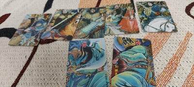 秋原瞳的小店第20期（卡游与昆仑万象的顶级碰撞） - 昆仑万象项目水浒五虎加特卡关公7张普卡