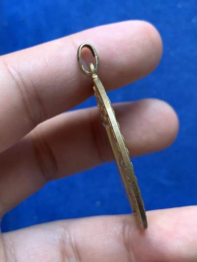 《竞宝斋》第410场 周日，周一，2场连拍 （全场包邮） Nunziatella军事学校镀金银章 25.6克 40.2mm