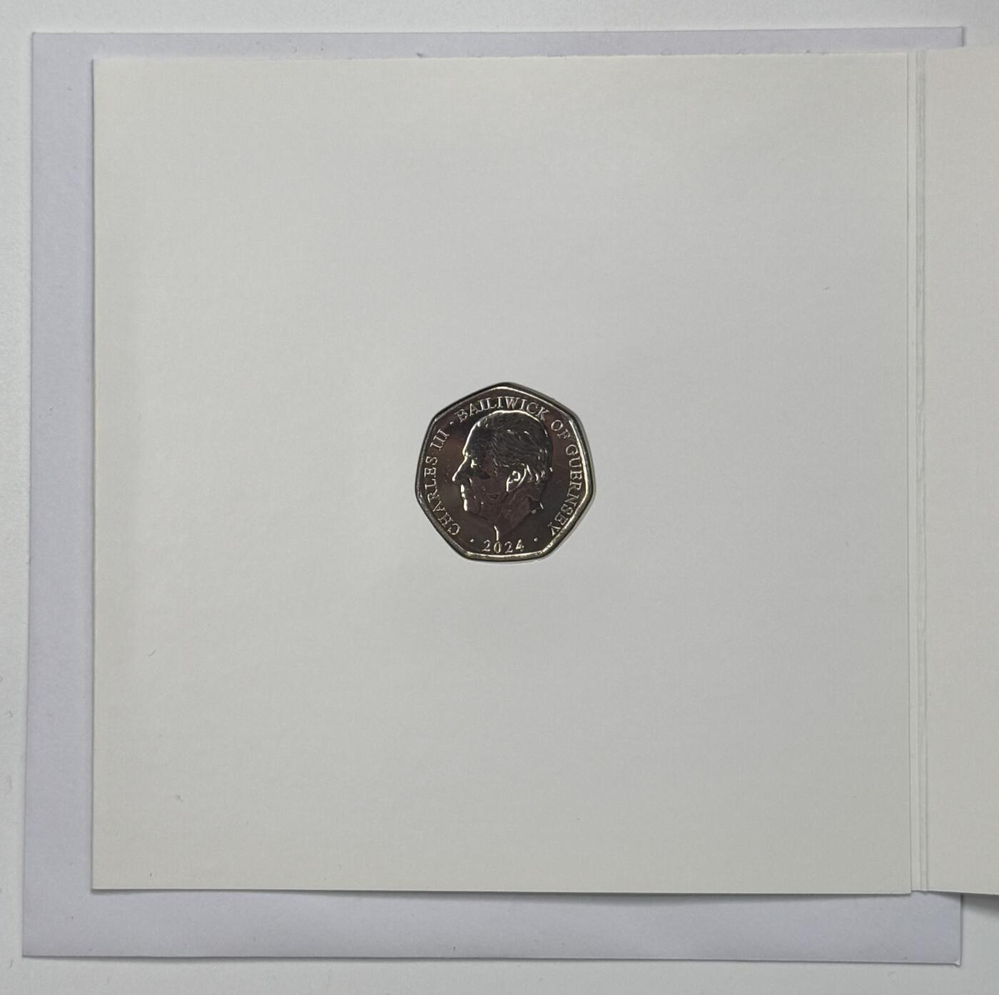 S&S Numismatic世界钱币-拍卖 第113期  直布罗陀2024年 圣诞节 50便士纪念币官方卡币
