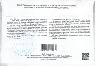 2025年08月23日19:30海外、大陆、澳门、香港邮政精品首日实寄封拍卖专场 2024乌克兰《乌克兰冲呀！》官封首日实寄封