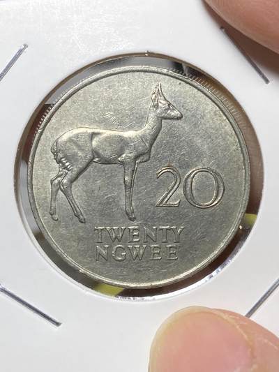 2025年第八十一场(总第一百零七场）外国好品散币(免佣金) - 赞比亚🇿🇲1988年20恩韦(独立后第二套，关门年)