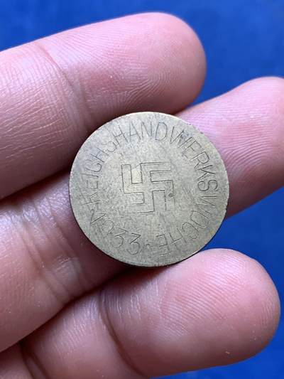 《竞宝斋》第410场 周日，周一，2场连拍 （全场包邮） 德国1933年 帝国汉堡市 纪念章 2.68克 22.1mm