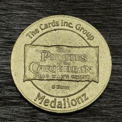 【铜匠收藏】★第130场★散币场，无佣金，30包邮。不满30元，支付5元运费。《接受代拍 代送NGC评级》 - 迪士尼 加勒比海盗纪念章