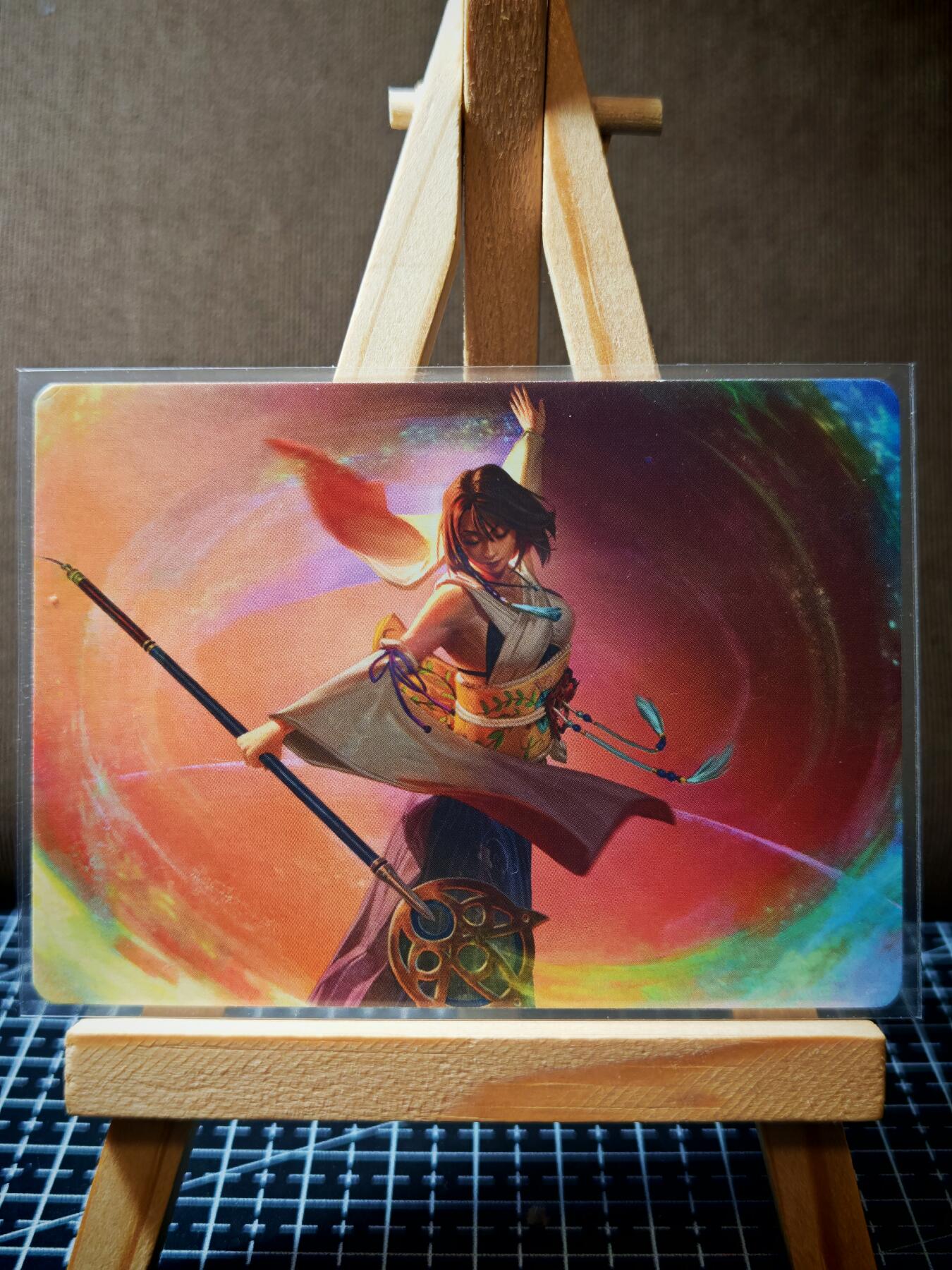 琦卡当当铺～第36期★★新年快乐~各种类型亲签A4都有~支持寄存★★~【9点40结束】扫码加群抽[包邮券]~ 万智牌- 最终幻想-艺术卡-插画卡-普卡薄卡- 尤娜-1张（角有损介意勿拍）-闲鱼很贵