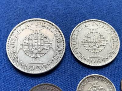 《竞宝斋》第410场 周日，周一，2场连拍 （全场包邮） 六枚一组 葡属印度1958-1961年