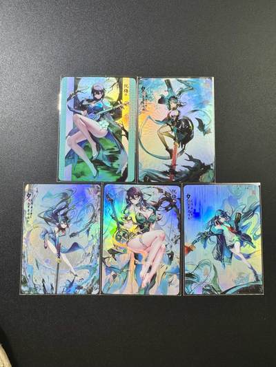 公益拍NO.5期 买家0佣金！卖家送拍0抽成！（周六晚7点半截拍，量大管饱！）   - 驴打滚卡牌 阮梅2张+剑心少女-卡背是三拼卡 折光彩闪