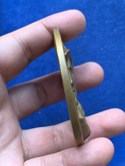 《竞宝斋》第410场 周日，周一，2场连拍 （全场包邮） 意大利雕塑家贾科莫·曼祖纪念章 118.2克 63.9mm