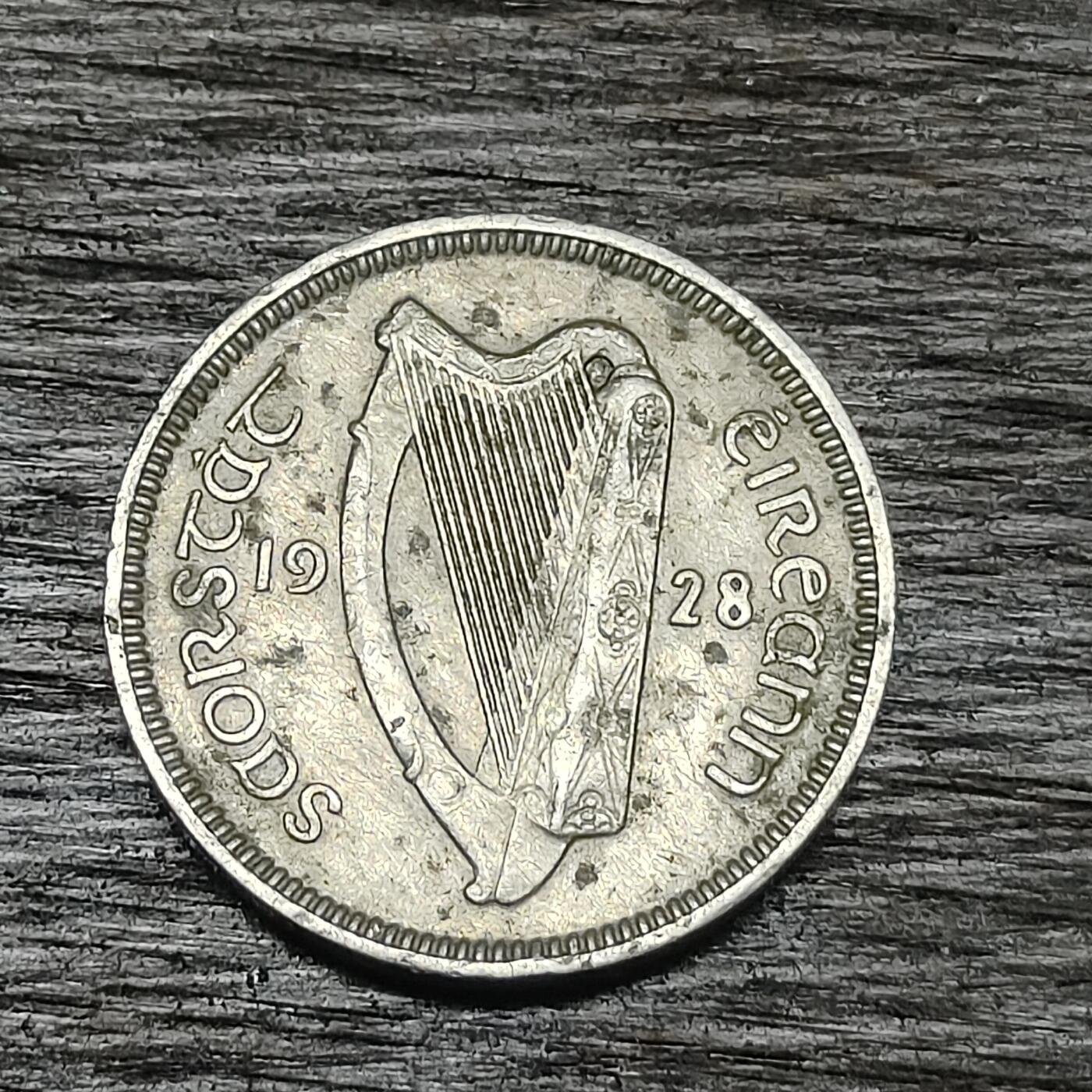 【铜匠收藏】★第130场★散币场，无佣金，30包邮。不满30元，支付5元运费。《接受代拍 代送NGC评级》 爱尔兰 1928年 3便士 镍币