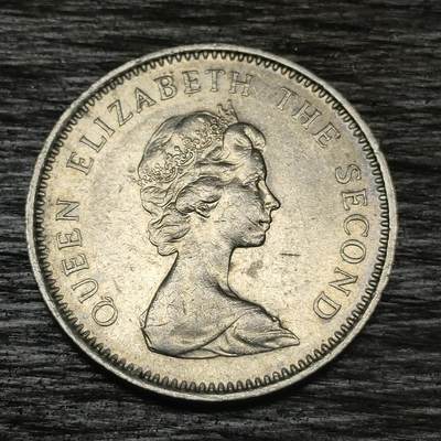 【铜匠收藏】★第130场★散币场，无佣金，30包邮。不满30元，支付5元运费。《接受代拍 代送NGC评级》 - 英属泽西 1968年 5便士  伊丽莎白二世