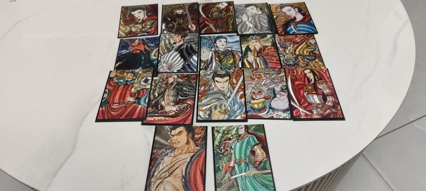 秋原瞳的小店第20期（卡游与昆仑万象的顶级碰撞） 大缺——昆仑万象签绘水浒手绘党17张一套齐，实物非常好看，