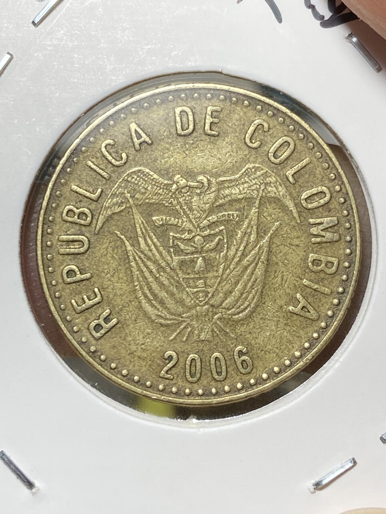 2025年第八十一场(总第一百零七场）外国好品散币(免佣金) 哥伦比亚🇨🇴2006年100比索(第二版，大面值版)