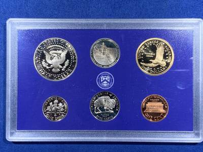 《竞宝斋》第410场 周日，周一，2场连拍 （全场包邮） 美国2005年精制套币