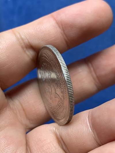 《竞宝斋》第410场 周日，周一，2场连拍 （全场包邮） 埃及 1956年 狮身人面像 20皮阿斯特银币，重14克 稀少单年份