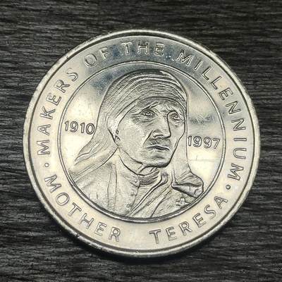 【铜匠收藏】★第130场★散币场，无佣金，30包邮。不满30元，支付5元运费。《接受代拍 代送NGC评级》 - 2000年 千禧年纪念章 特蕾莎修女