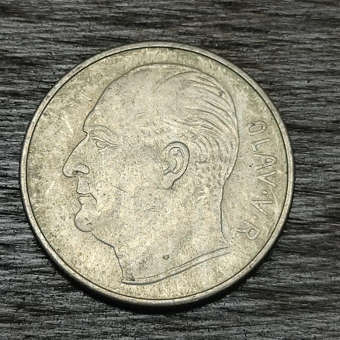 【铜匠收藏】★第130场★散币场，无佣金，30包邮。不满30元，支付5元运费。《接受代拍 代送NGC评级》 挪威 1971年 1克朗 镍币