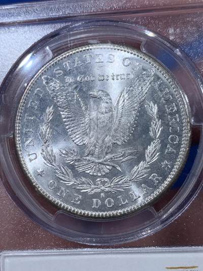 《竞宝斋》第410场 周日，周一，2场连拍 （全场包邮） PCGS MS65 美国 1881-S 摩根银元 正面有类镜面效果 光度很好 PL状态
