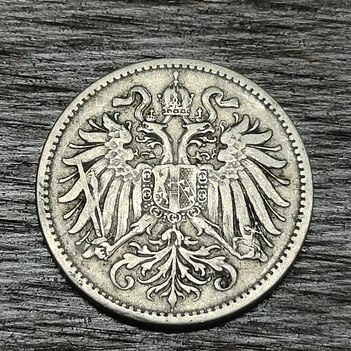 【铜匠收藏】★第130场★散币场，无佣金，30包邮。不满30元，支付5元运费。《接受代拍 代送NGC评级》 奥匈帝国 1893年 10格罗森 铜镍币