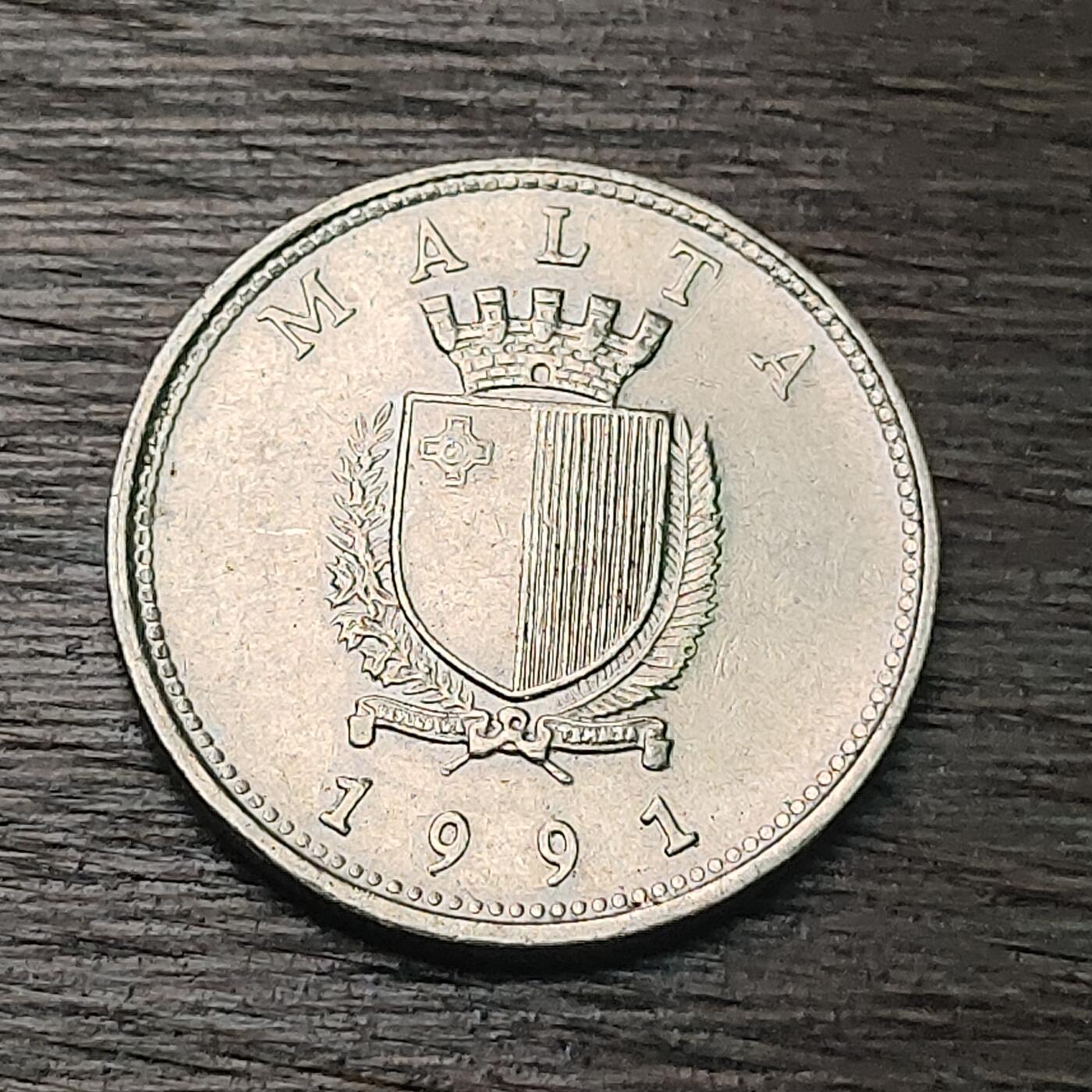 【铜匠收藏】★第130场★散币场，无佣金，30包邮。不满30元，支付5元运费。《接受代拍 代送NGC评级》 马耳他 1991年 10分 镍币 蓝普卡鱼