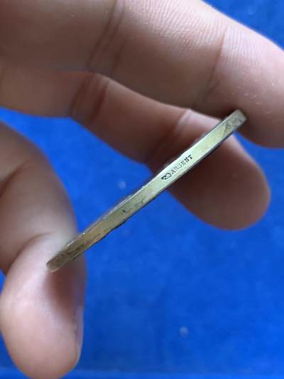 《竞宝斋》第410场 周日，周一，2场连拍 （全场包邮） 1902年法国布尔拉雷讷市园艺展览镀金银章 丰饶角银标 33.1克 42.1mm