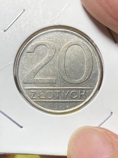 2025年第八十一场(总第一百零七场）外国好品散币(免佣金) - 波兰🇵🇱1984年20兹罗提(1984-1988版，大尺寸铜镍材质，首发年)