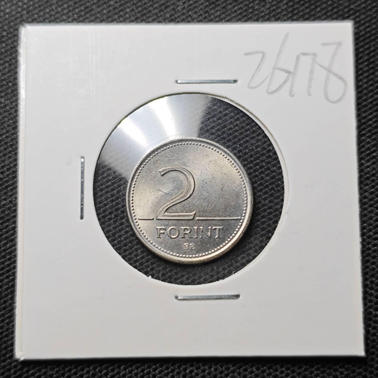 KK钱币收藏小铺 第326期 2月预留时间 周末发货 1993匈牙利2褔林 好品