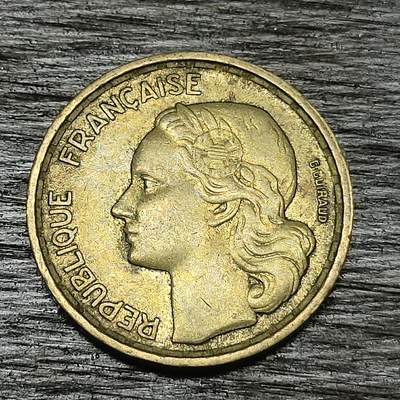 【铜匠收藏】★第130场★散币场，无佣金，30包邮。不满30元，支付5元运费。《接受代拍 代送NGC评级》 - 法国 1957年 10法郎 铜币 雄鸡版