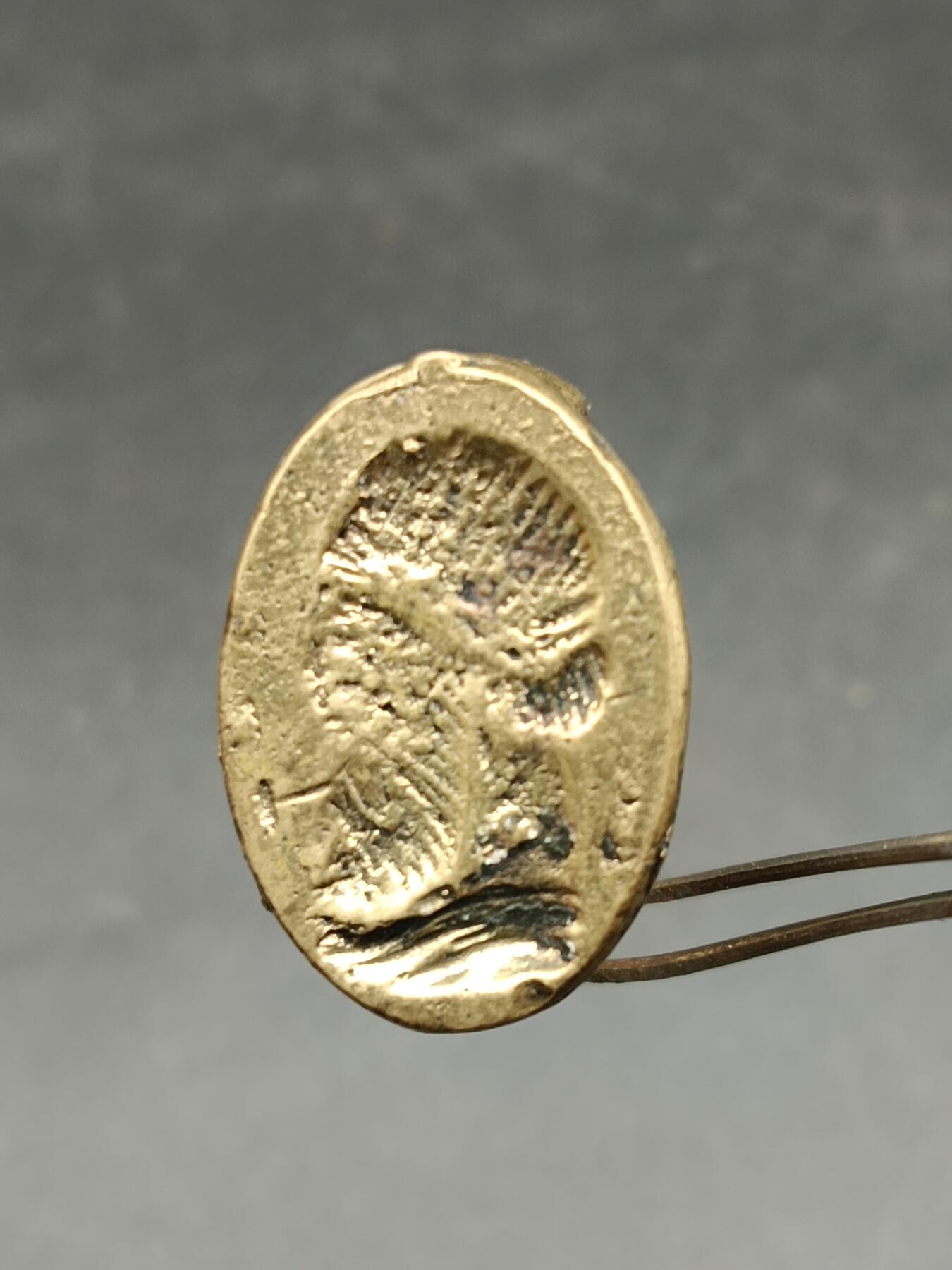 68期回流戒指饰品杂件纪念章丝路钱币专场 回流铜戒指