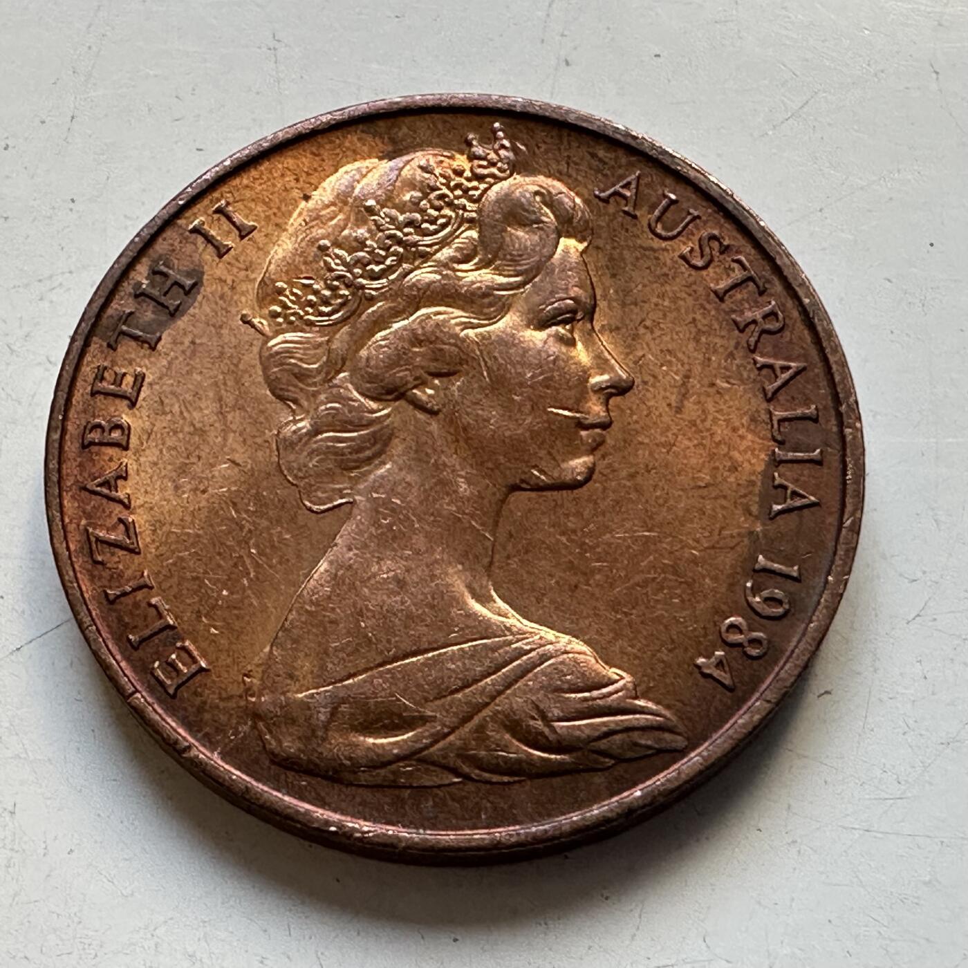 🌹外币初藏🌹🐯2025年第90场 周二无佣金特价场 澳大利亚1984年2分