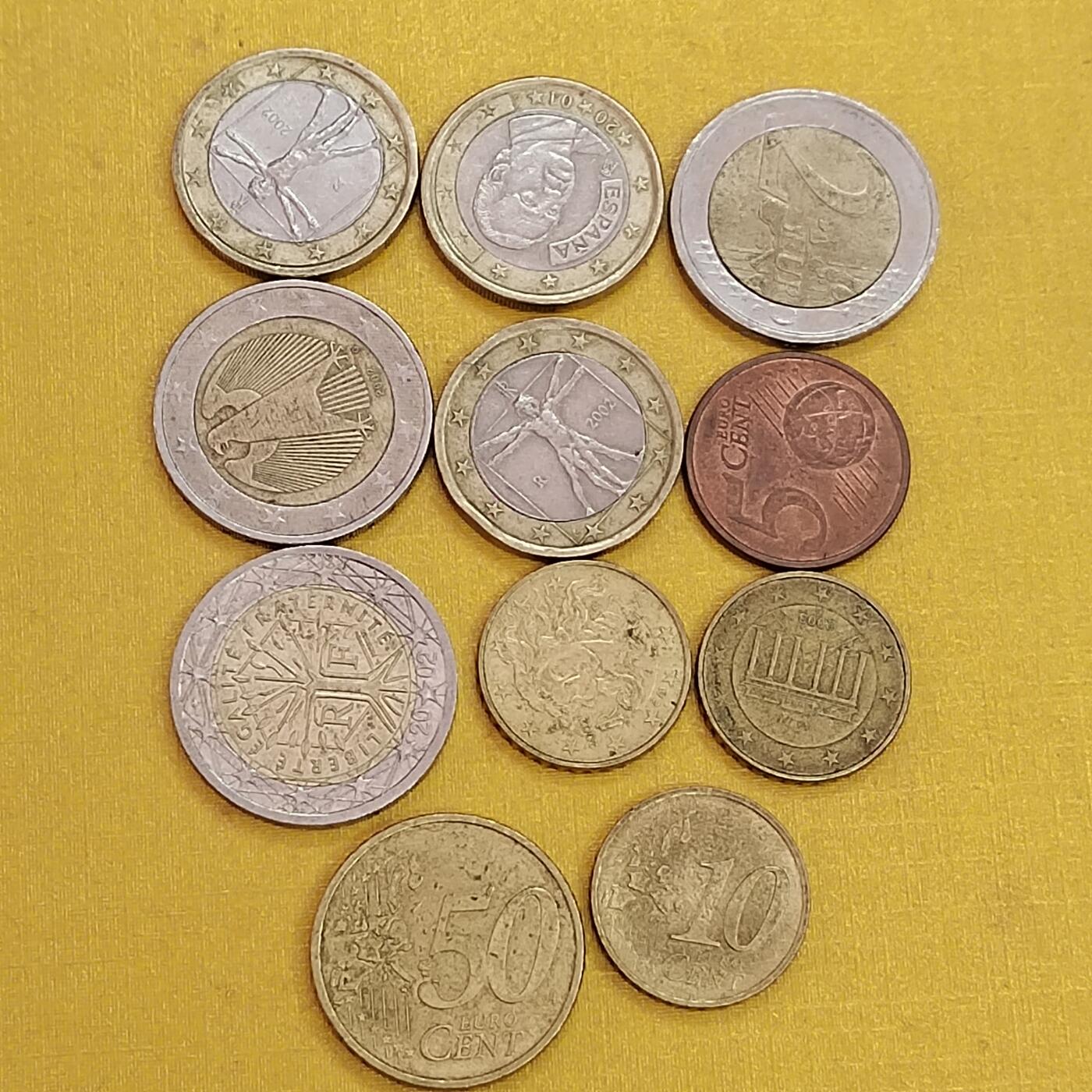 PCAI钱币18-486  杂顶小专场 欧元