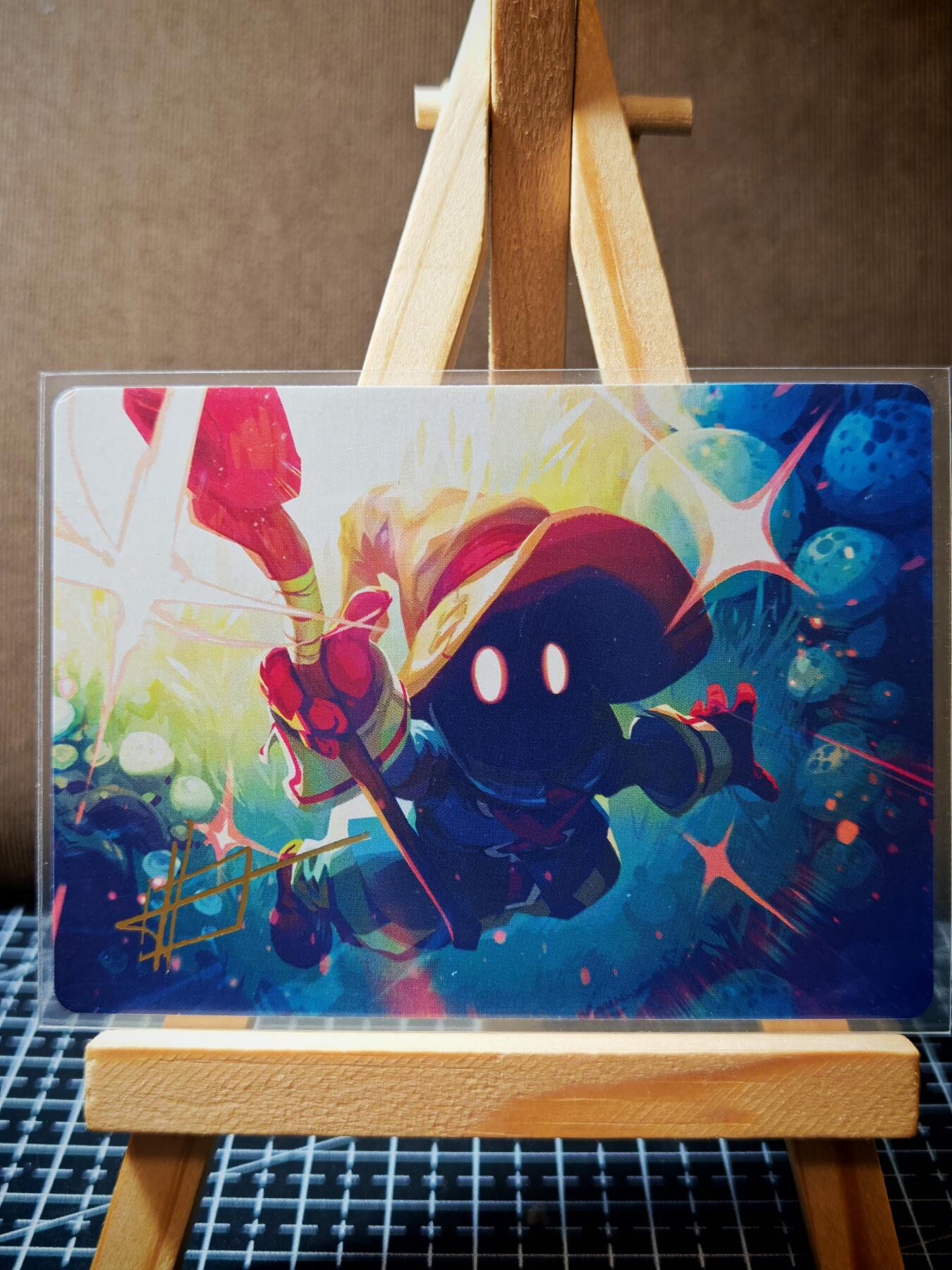 琦卡当当铺～第36期★★新年快乐~各种类型亲签A4都有~支持寄存★★~【9点40结束】扫码加群抽[包邮券]~ 万智牌- 最终幻想-艺术卡-插画卡-普卡薄卡-1张-印签版（角有损介意勿拍）-闲鱼很贵