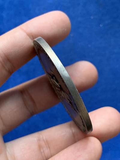 《竞宝斋》第410场 周日，周一，2场连拍 （全场包邮） 热那亚团骑兵银质勋章 59.1克 50.6mm