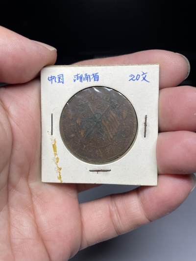 2025年集古藏今外币拍卖第八期-第2场—（总第262拍），可以寄存60天，满160元包邮。 - 湖南省造20文